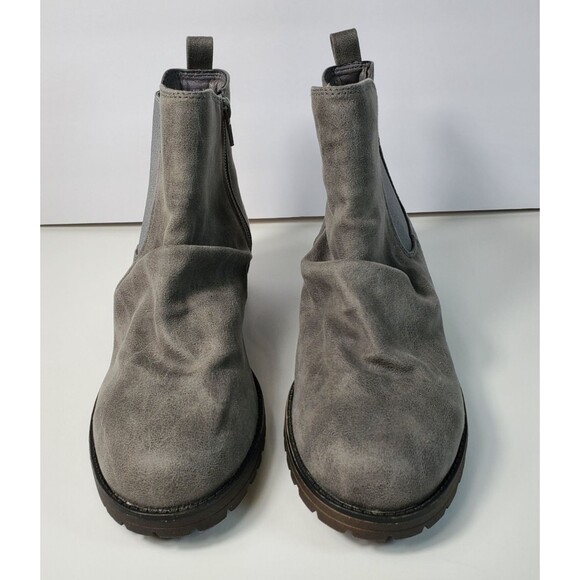 Annelise Cordell Women's Ankle Bootie 7M Gray Zippered Stretch Side - Picture 3 of 6